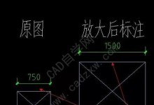 CAD调整尺寸标注的大小技巧（提高CAD设计效率的尺寸标注调整方法）